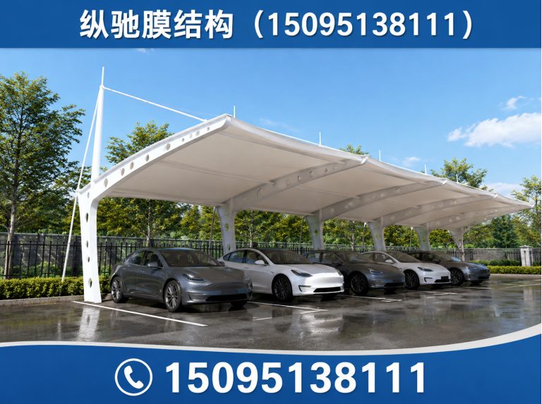 寿光市膜结构车棚展示图